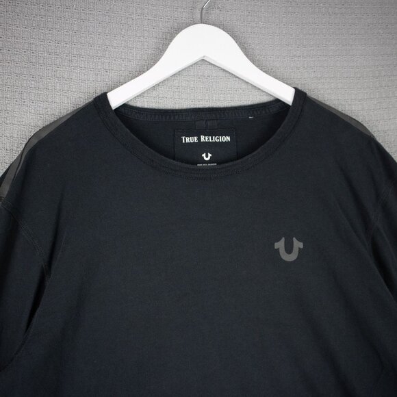True Religion Logo Longsleeve Stripped XXXL - Picture 5 of 6